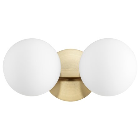 Quorum 2Lt Globe Vanity - Agb 539-2-80